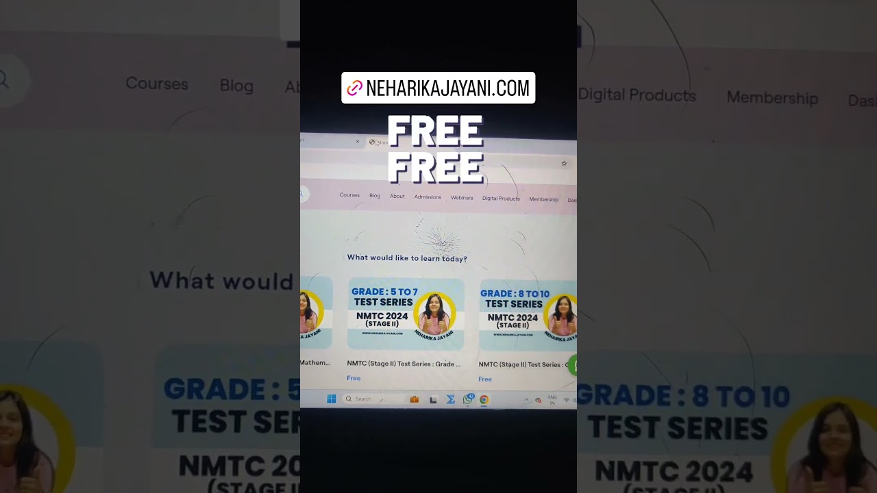 Free Test Series of RMO, NMTC Stage 2 #nmtc #nmtcstage2 #rmo