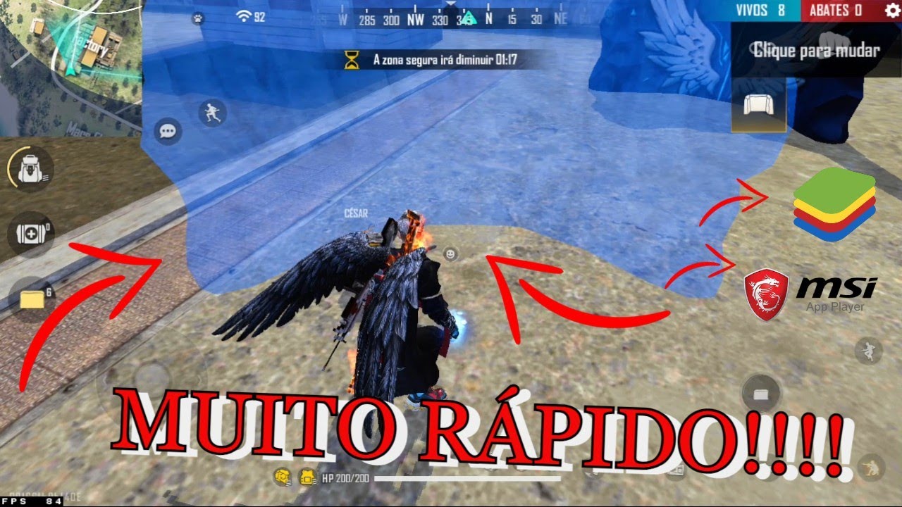 MACRO GELO AGACHADO DIRETO NO EMULADOR FREE FIRE 2021
