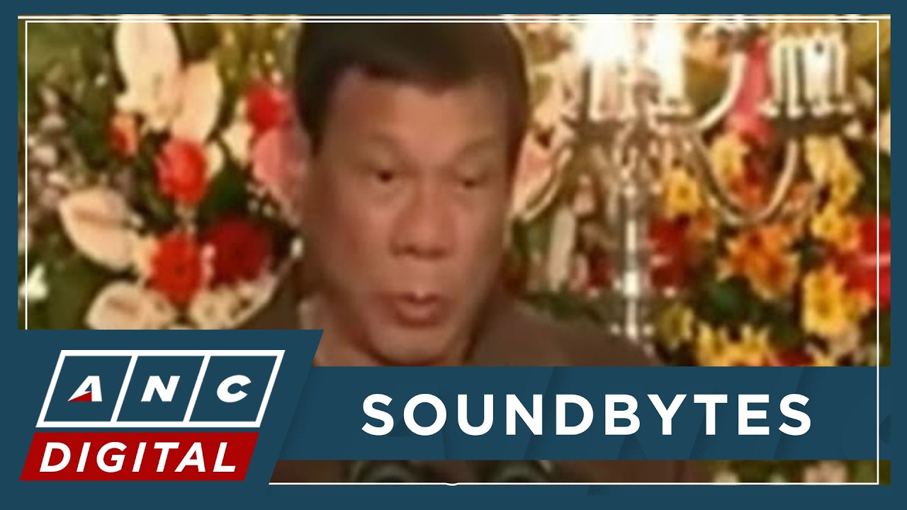 MOMENT: Prosecution shows video of Duterte naming Espinosa, Parojinog before they were killed | ANC
