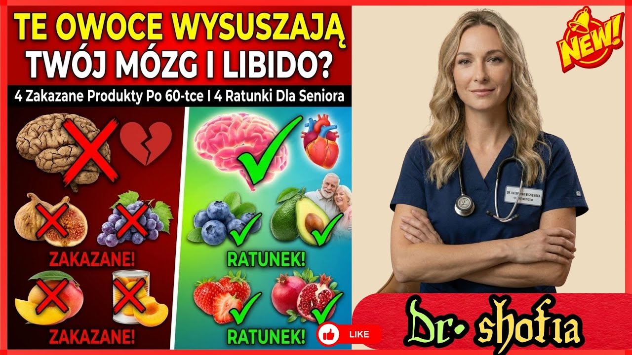 Te Owoce WYSUSZAJĄ Twój Mózg I Libido? 4 Zakazane Produkty Po 60-tce I 4 Ratunki Dla Seniora