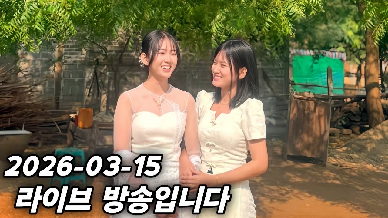 3월 15일 미얀마 시골에서의 약혼식 라이브입니다 [한국 남자 미얀마 여자 국제 결혼 커플의 일상]