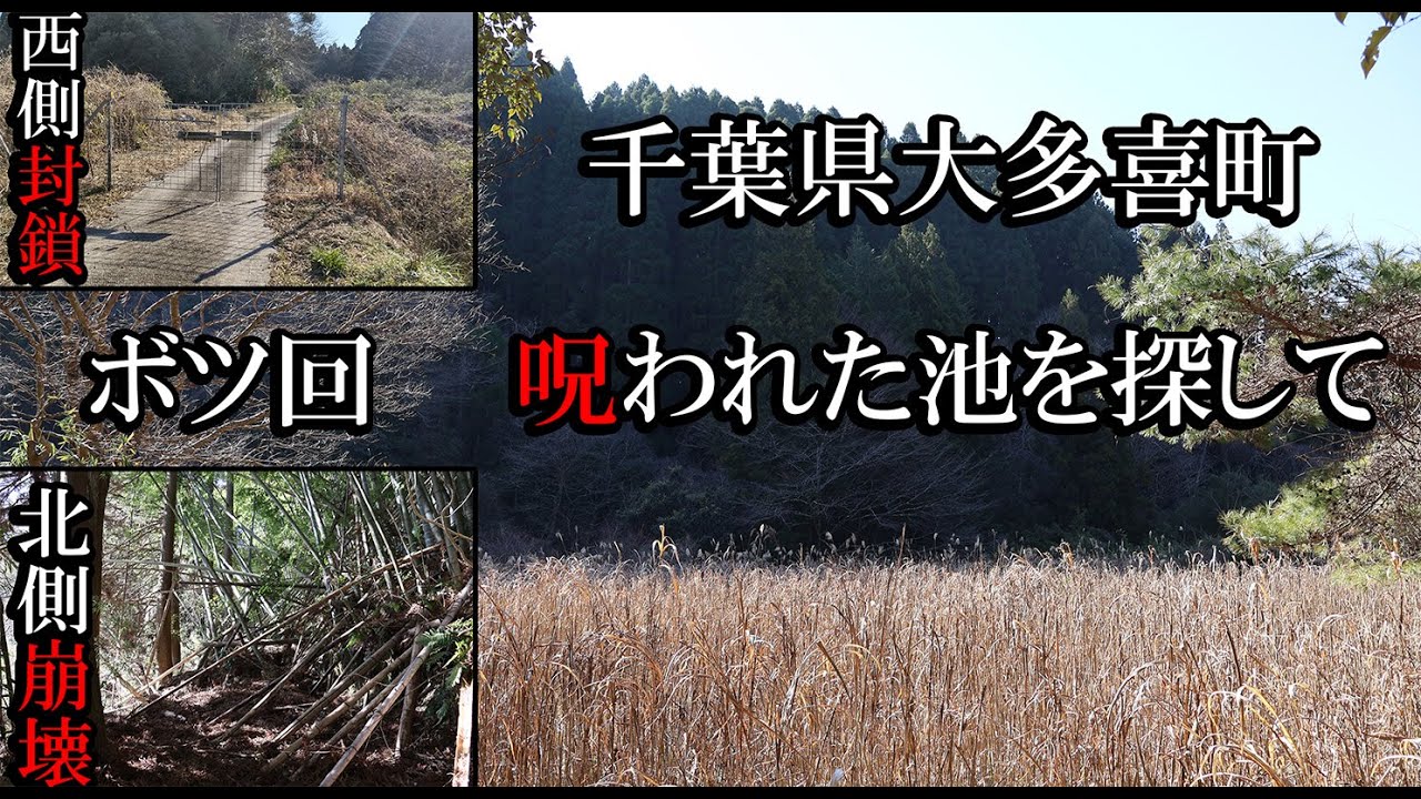 【ボツ回】呪われた池を探して【千葉県大多喜町 桃の井沢池】
