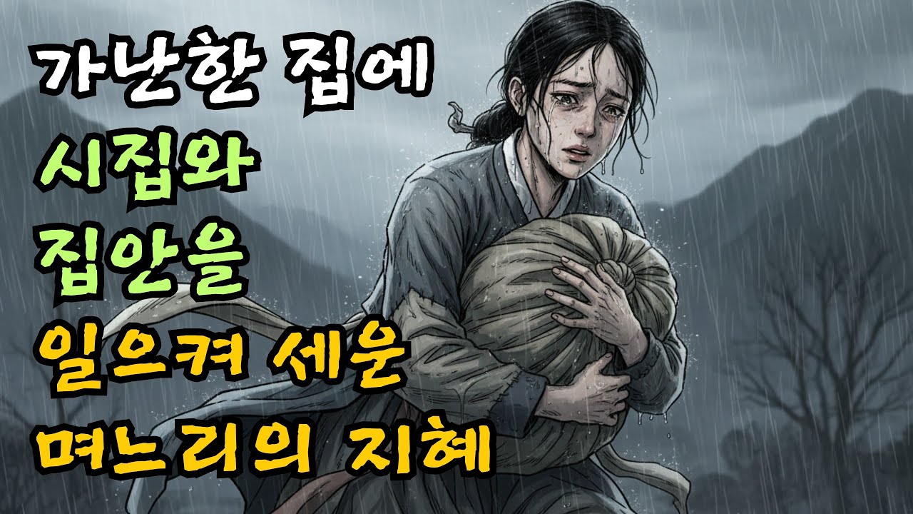 가난한 집에 시집와 집안을 일으켜 세운 며느리의 지혜| 야담·민담·전설·설화·옛날이야기·오디오북