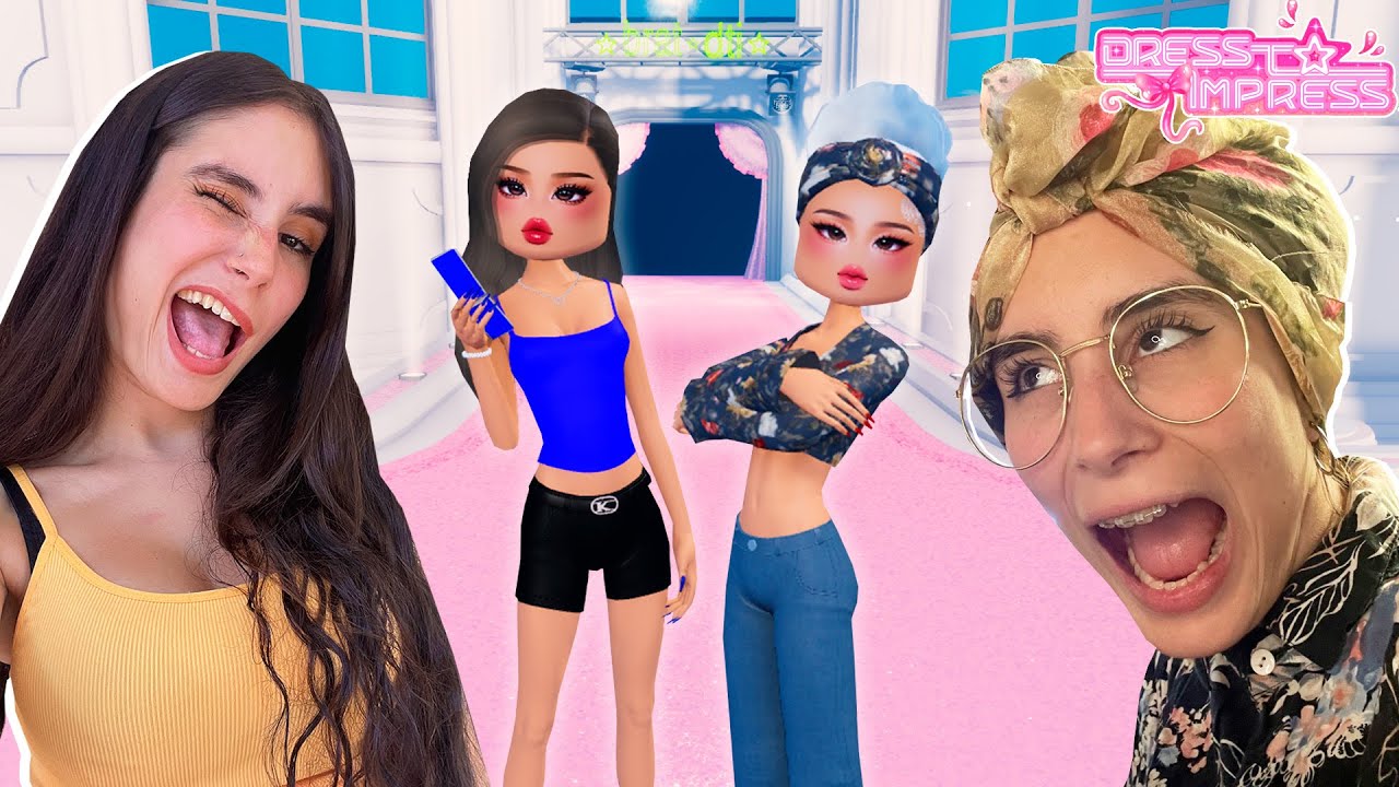 Melina y la abuela Rita DEVORAN LA PASARELA en DRESS TO IMPRESS ROBLOX 💋