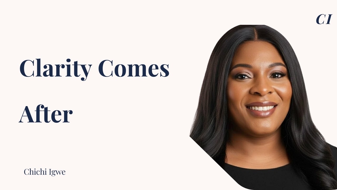 Why Clarity Often Arrives After Decision, Not Before