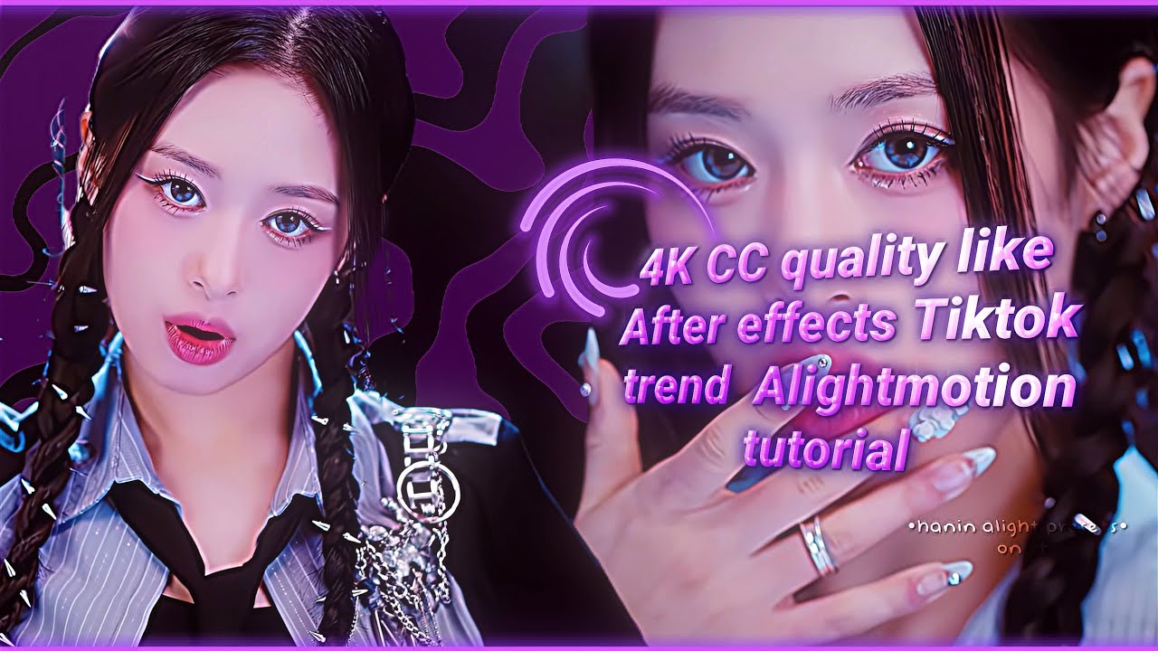 4K quality like After effects Tiktok trends on Alightmotion Tutorial | &bull;hanin alight presets&bull;