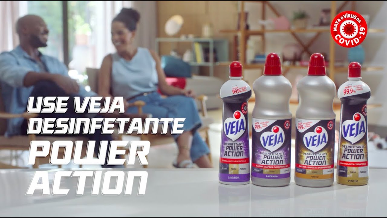Conhe&ccedil;a a Limpeza Imbat&iacute;vel e Desinfec&ccedil;&atilde;o Poderosa de Veja Desinfetante Power Action.