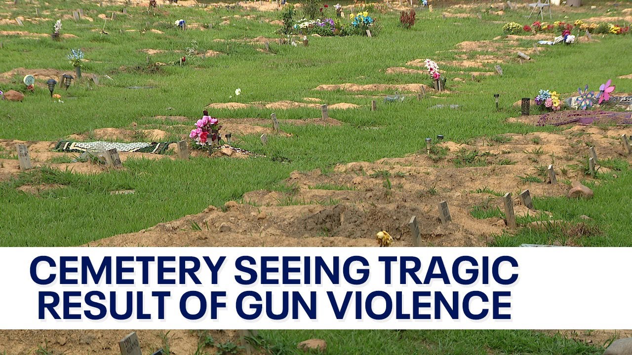 Pennsylvania cemetery seeing the tragic result of Philadelphia's gun violence crisis