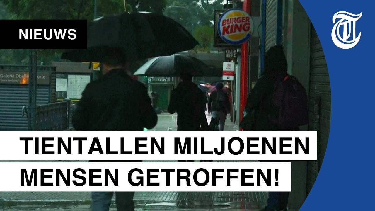 Mega-stroomstoring: zo donker is het in Argentini&euml;