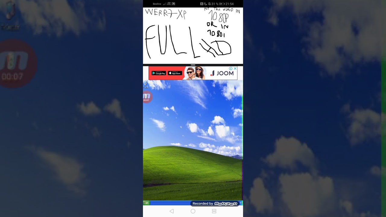 Windows xp can can