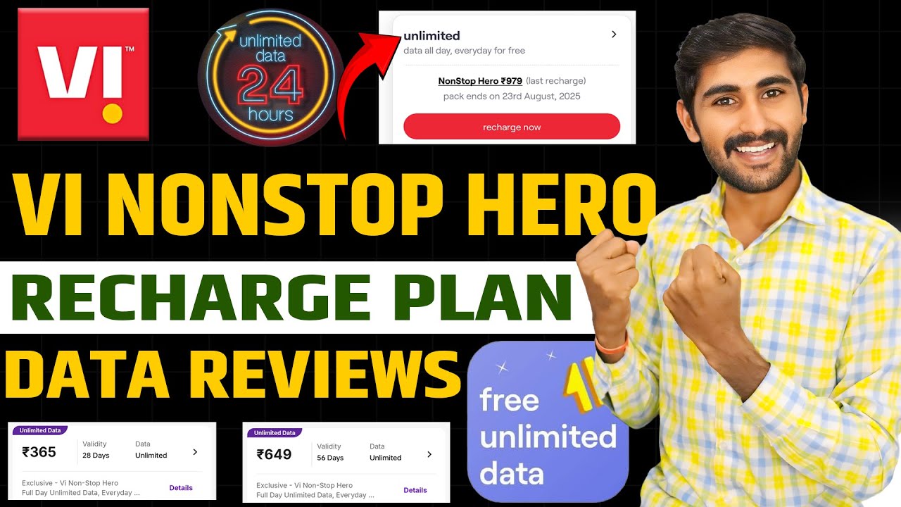 VI Nonstop Hero Unlimited Reviews || Vi Non-Stop Hero Plan Reality || 300Gb Limit ?