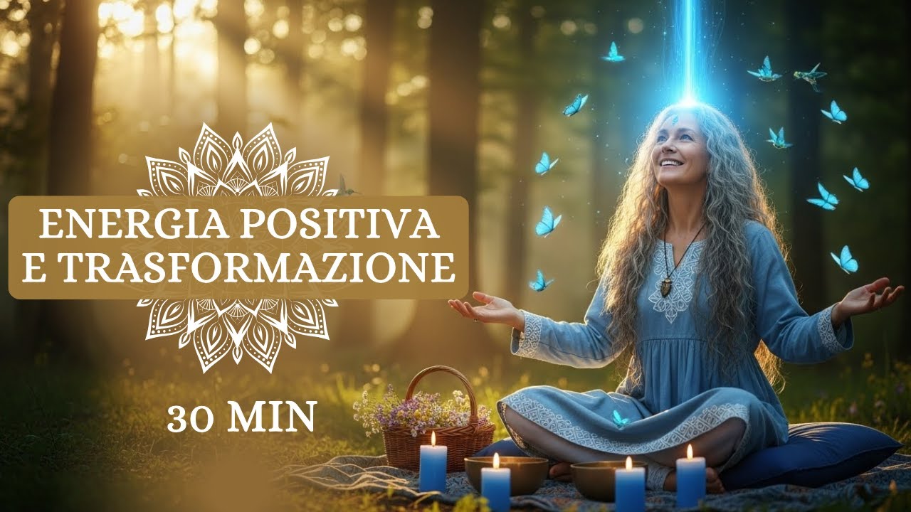 Energia Positiva e Trasformazione 30 MINUTI 🌟 | Musica vibrazionale con affermazioni e gong