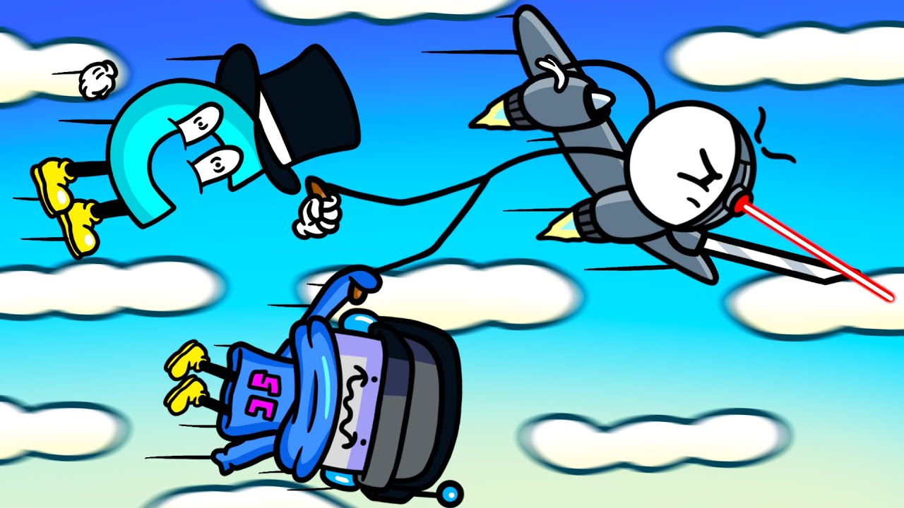 We Turn into Cyborgs and Destroy Everything in The Henry Stickmin Collection!