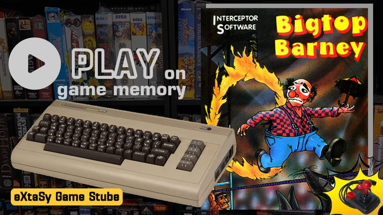 Bigtop Barney - Commodore 128. Anno 1985