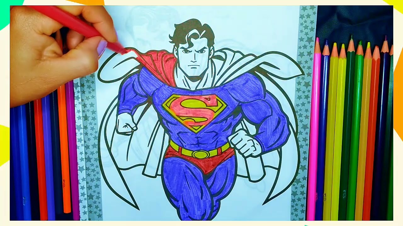 PINTANDO O SUPER MAN
