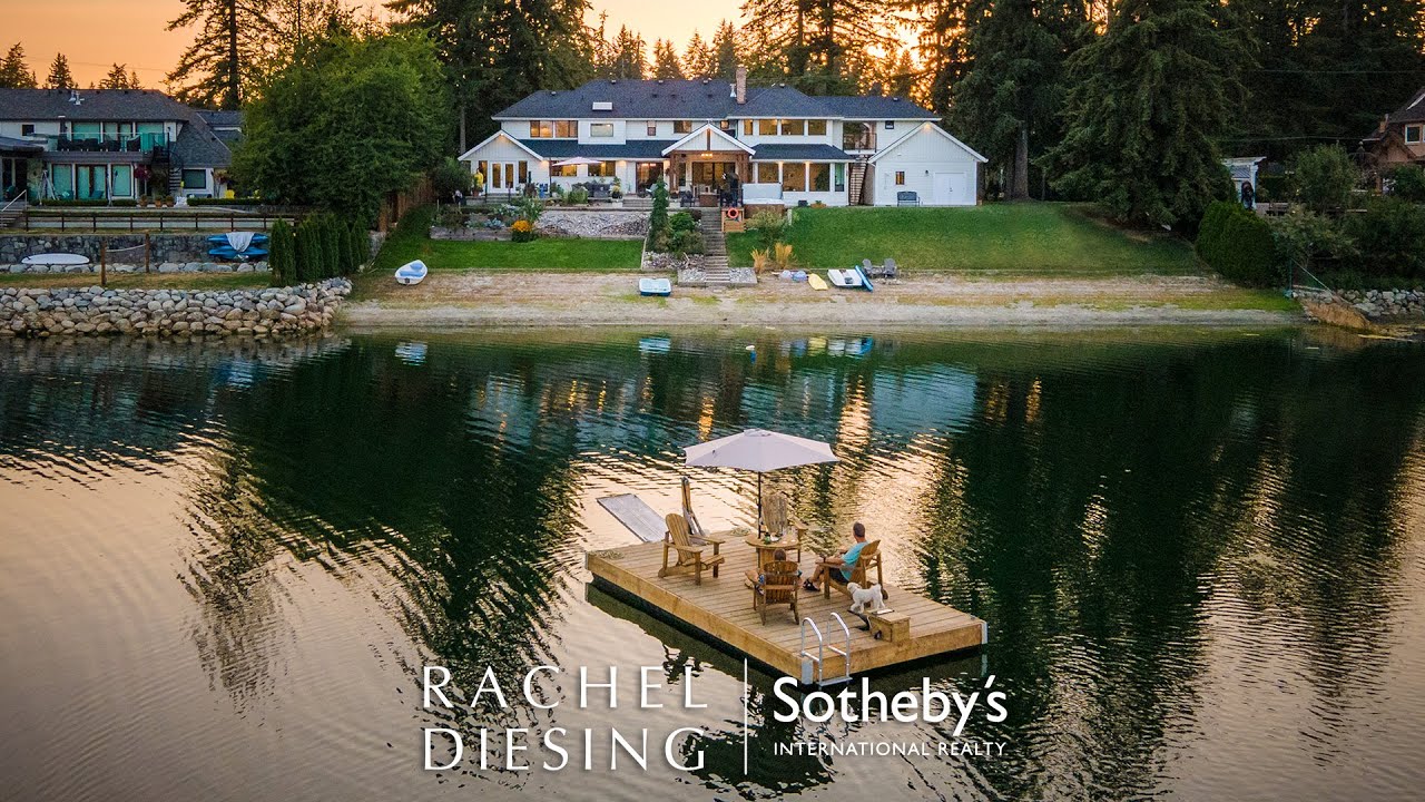 Fully Renovated Lakefront Home with Motorized Dock on Private Lake | 2888 204th St, Langley, BC