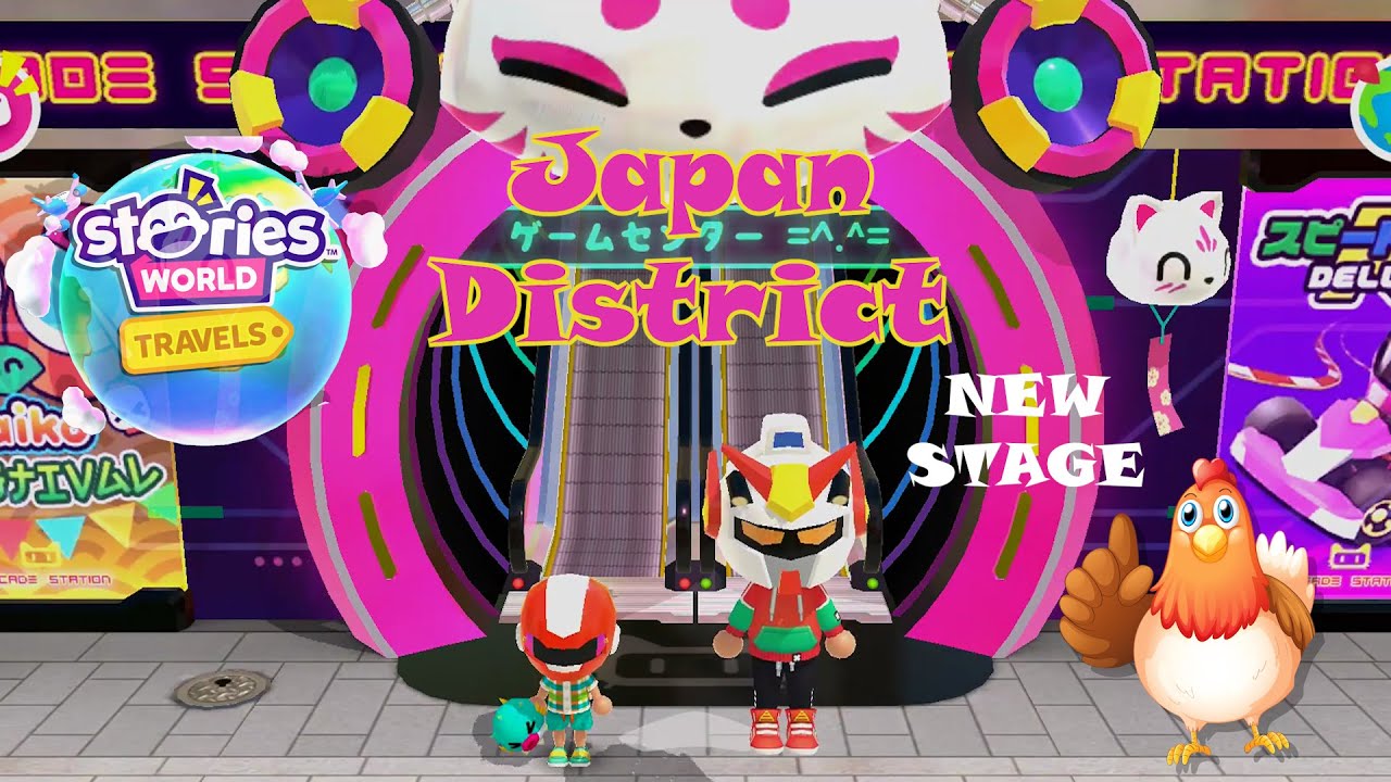 Stories World™ Urban City | Japan District - New Stage!!! | Cute Little Games