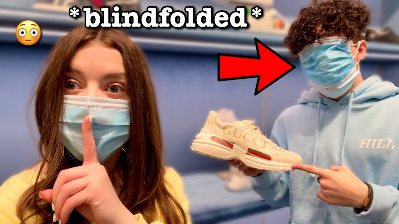 BLINDFOLDED Shopping Challenge ft. Symonne Harrison