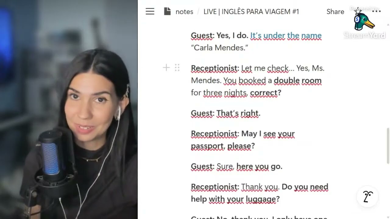 CHECK-IN SEM MEDO - FRASES EM INGLÊS QUE TE SALVAM NO HOTEL - INGLÊS PRA VIAGEM