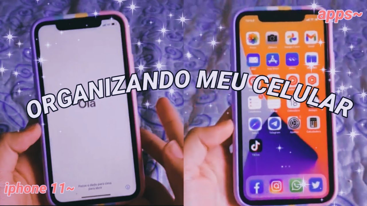 ORGANIZANDO MEU CELULAR DO ZERO (Iphone 11)