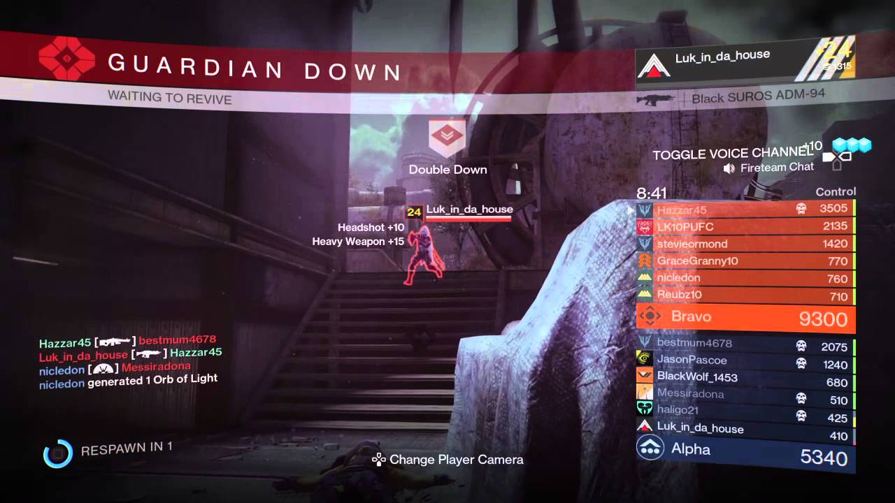 Destiny: The Crucible, Control, Part 3