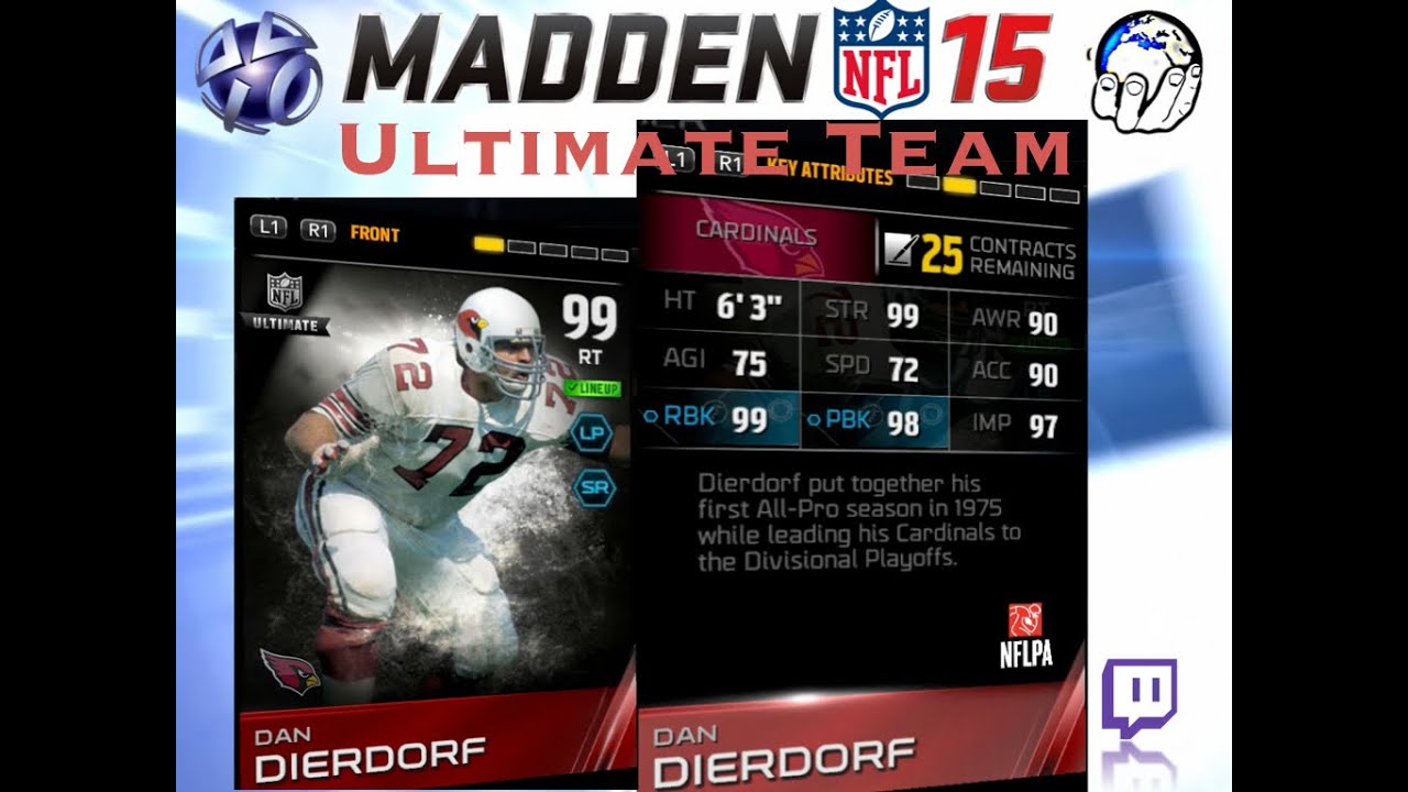 99 OVR DAN DIERDORF UNLOCKED! | Madden Ultimate Team | MUT Gameplay