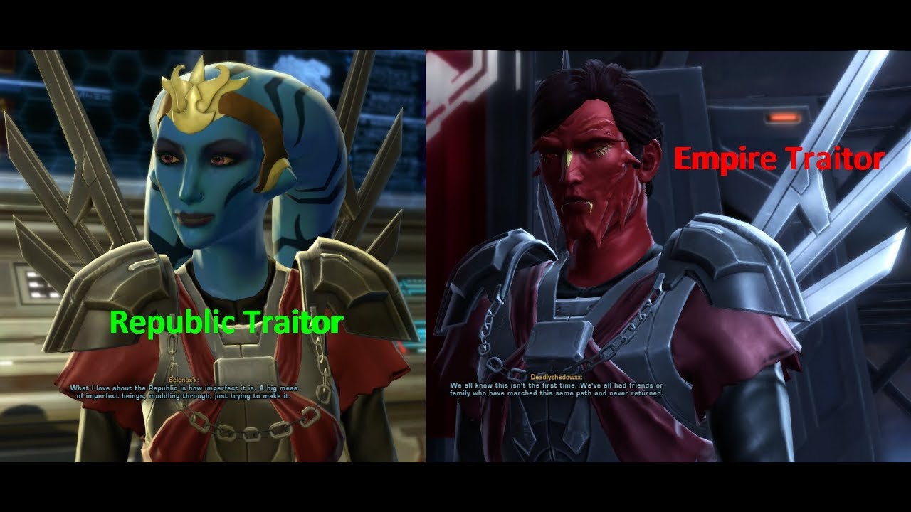 SWTOR The Dantooine Incursion | Republic & Empire Saboteur specific dialogues (All, Funny)
