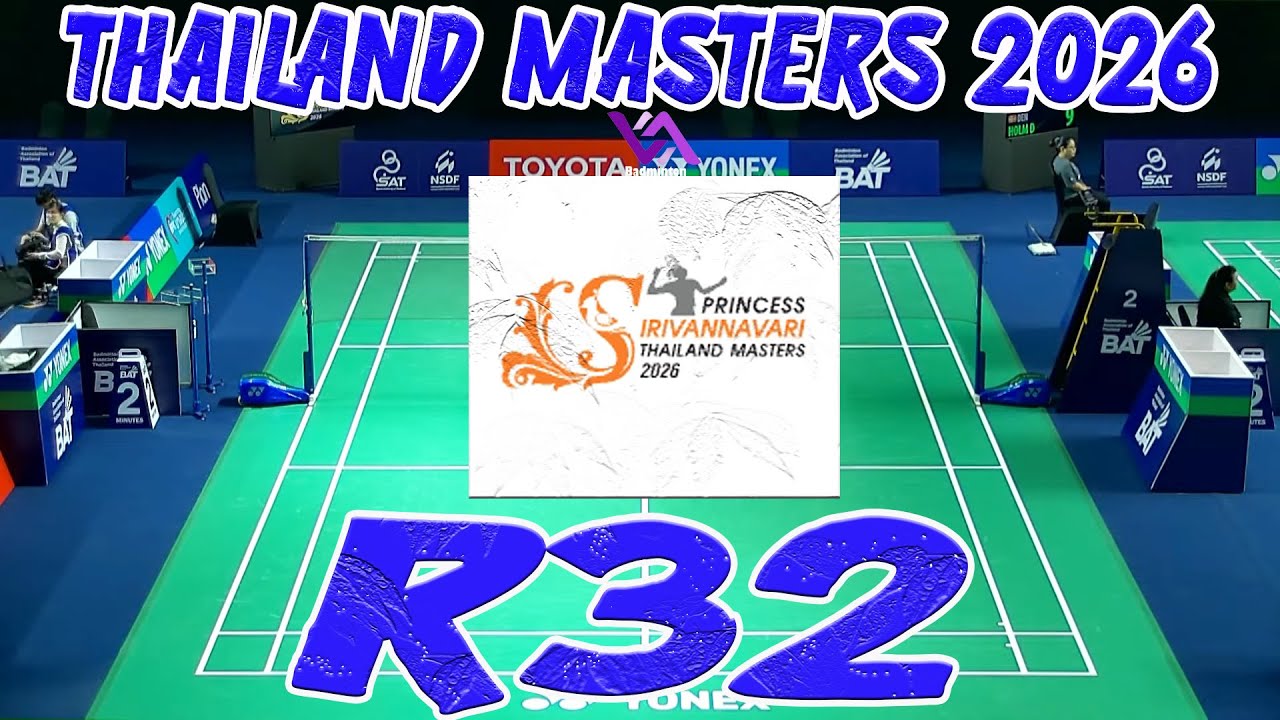 R 32 Thailand Masters 2026 Live Stream Badminton