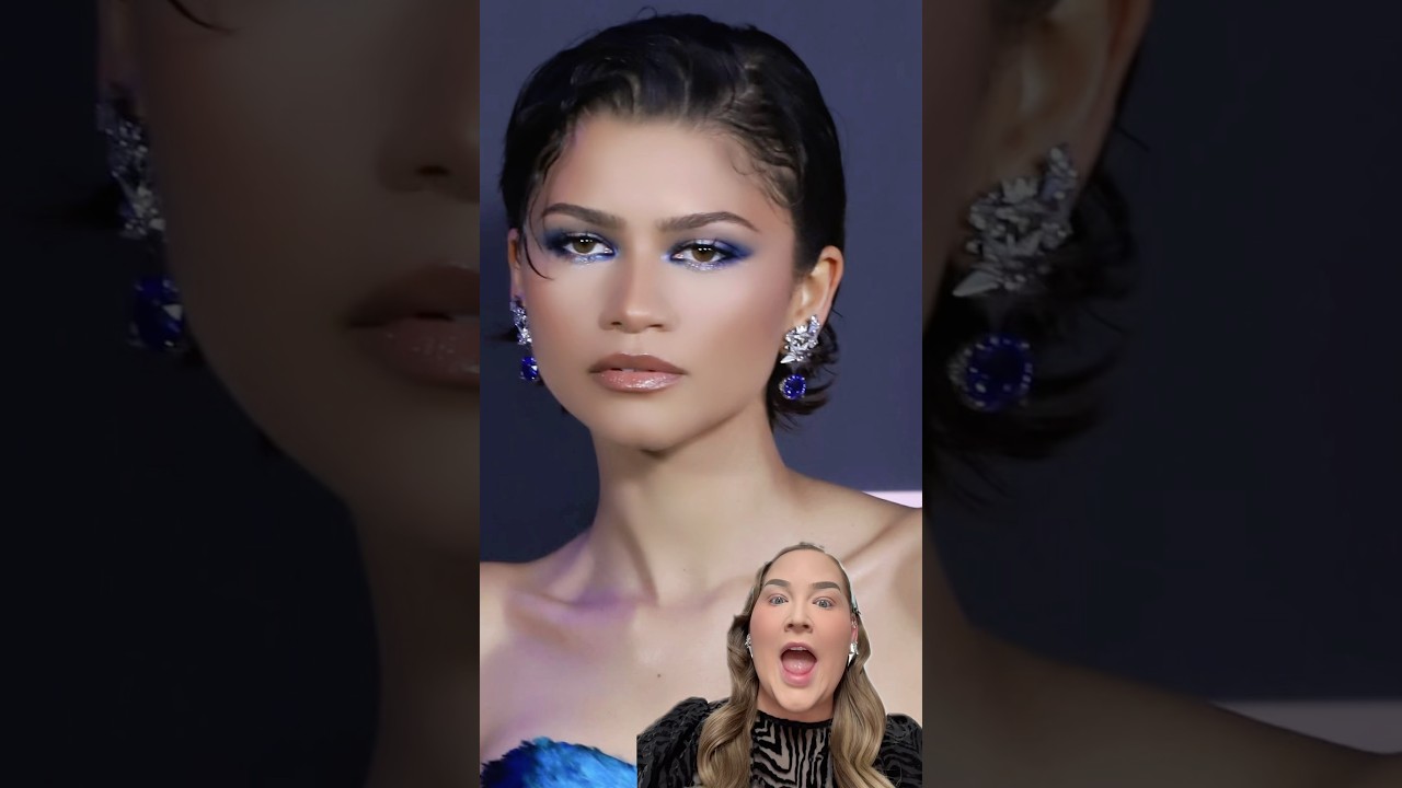 Пробую этот вирусный образ от ZENDAYA 💙💫