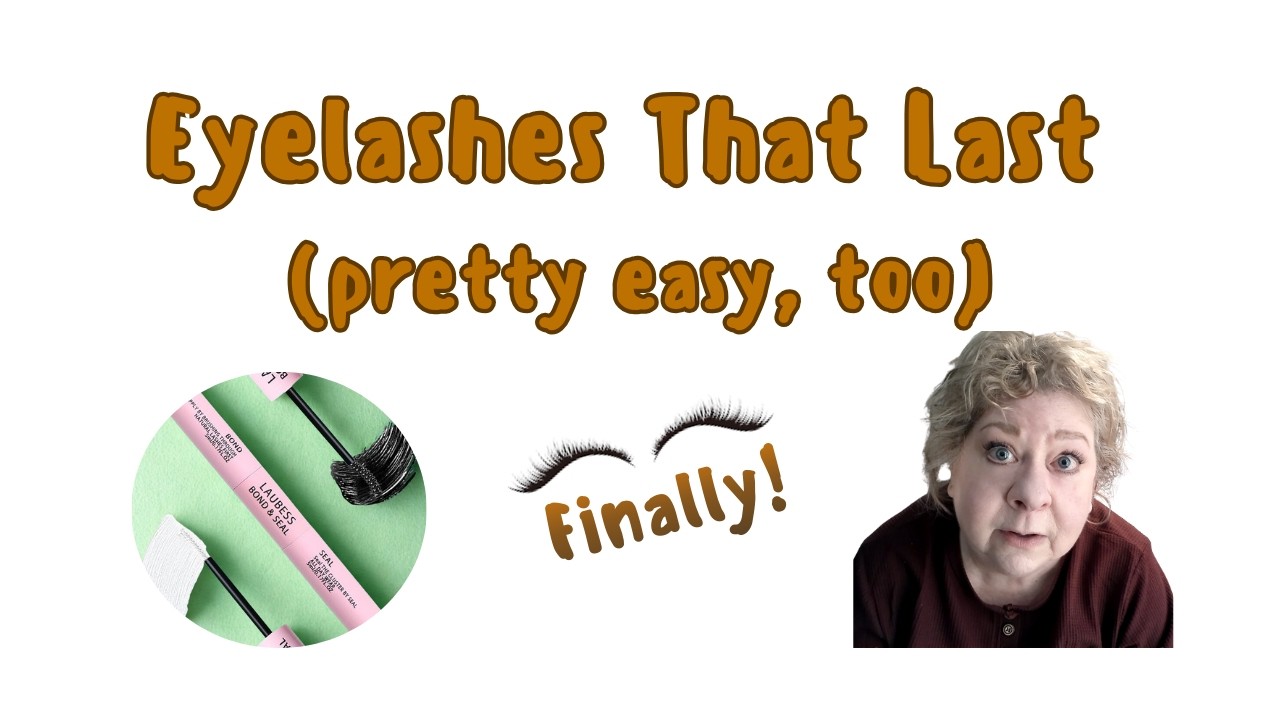 Eyelashes that Last (pretty easy, too)!  No glue!  Do it yourself at home.