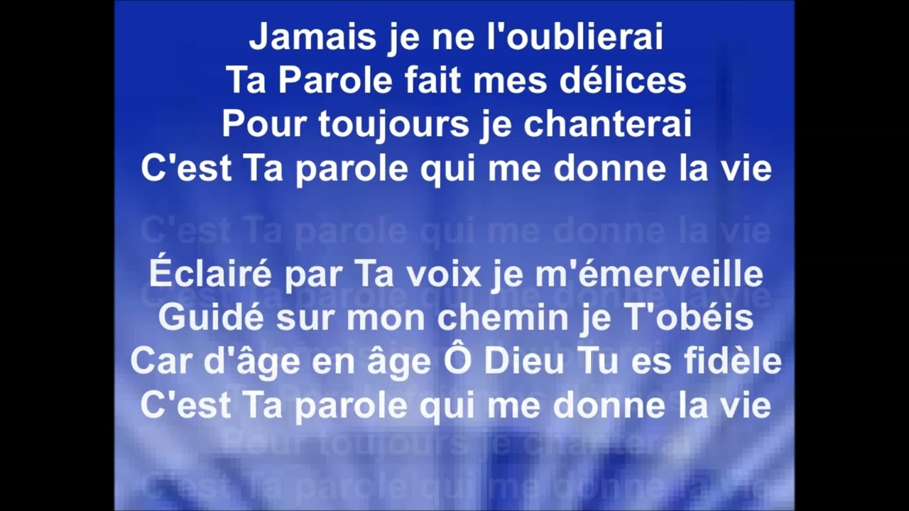 TA PAROLE - Thomas Blanc
