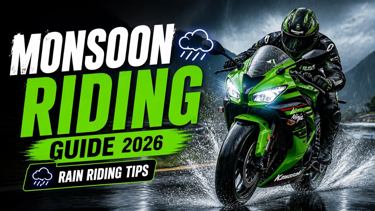 10 Things Every Rider Must Check Before Monsoon | Rain Riding Safety Tips
