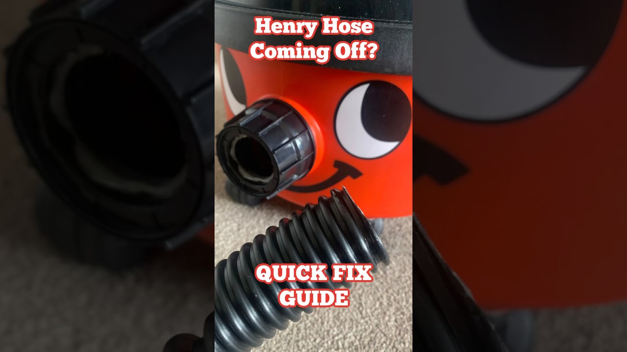Шланг Henry Hoover постоянно слетает — простой ремонт шланга Henry Hoover