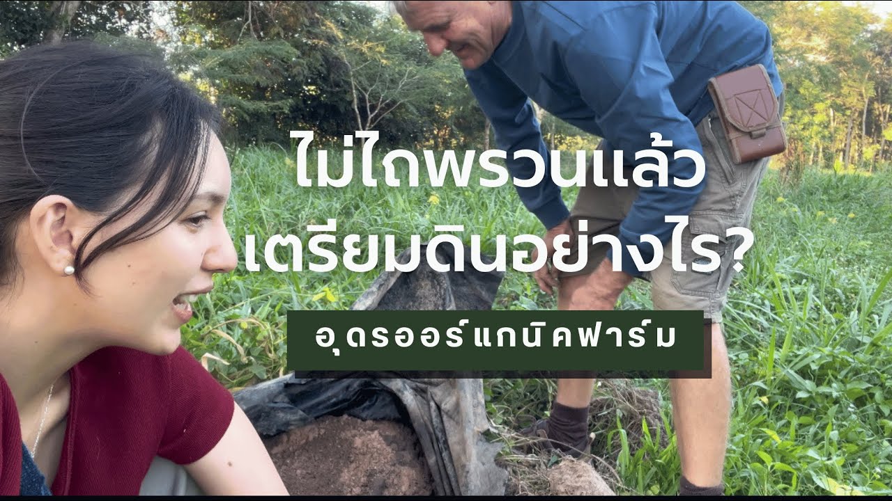 ไม่ไถพรวน ไม่ขุด และไม่รบกวนดิน จะเตรียมดินอย่างไร? | Udon Organic Farm