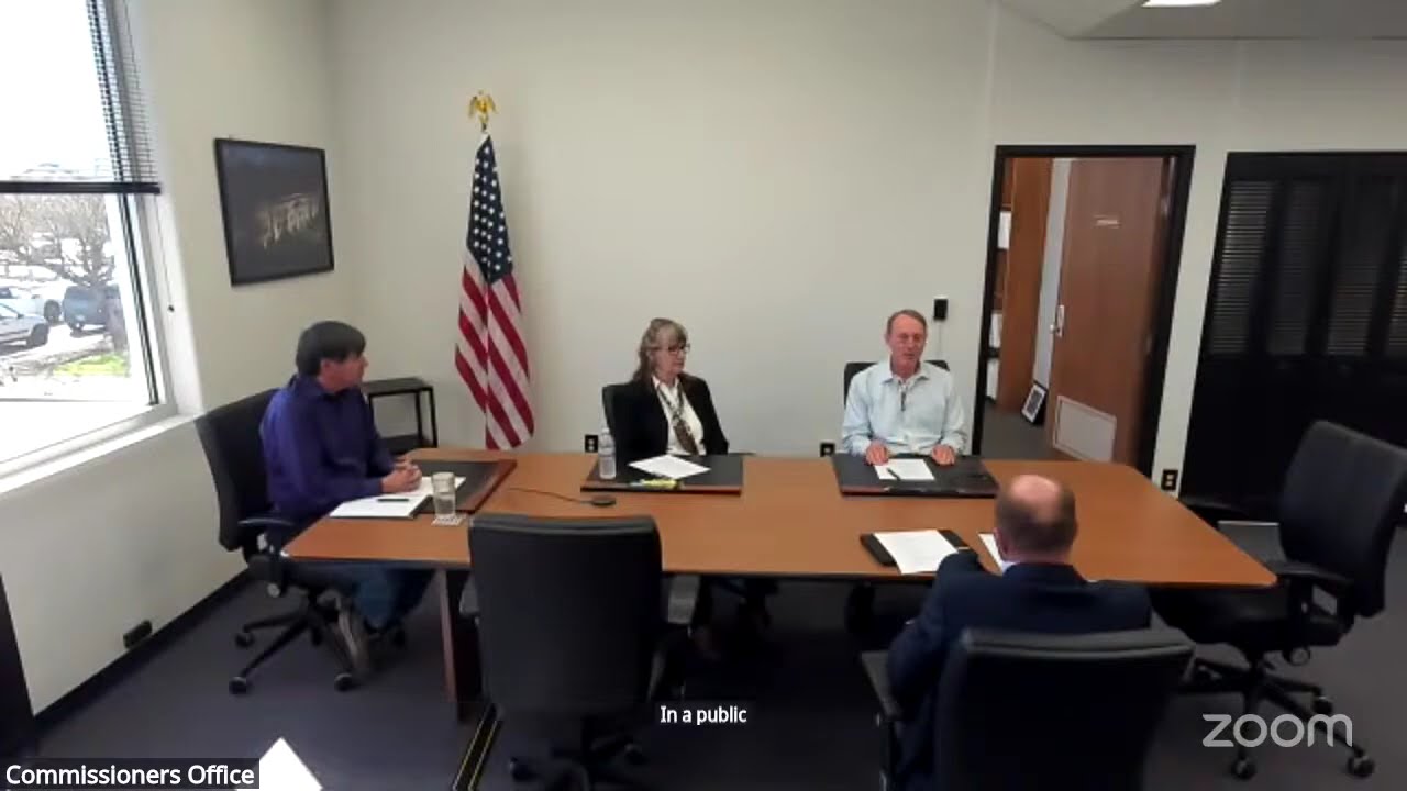 Commissioners Office's Zoom Meeting