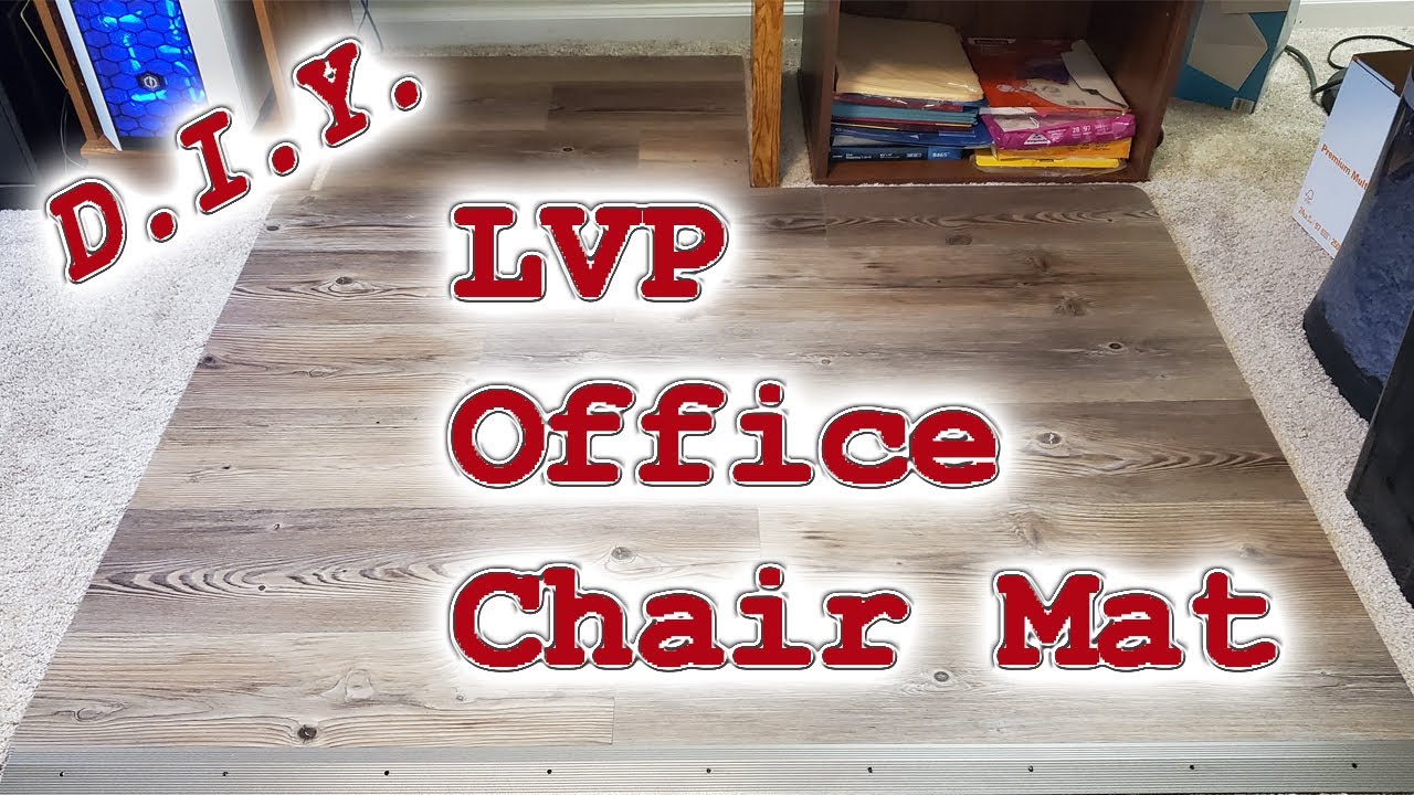Коврик для стула из LVP своими руками – простое и индивидуальное обновление домашнего офиса!