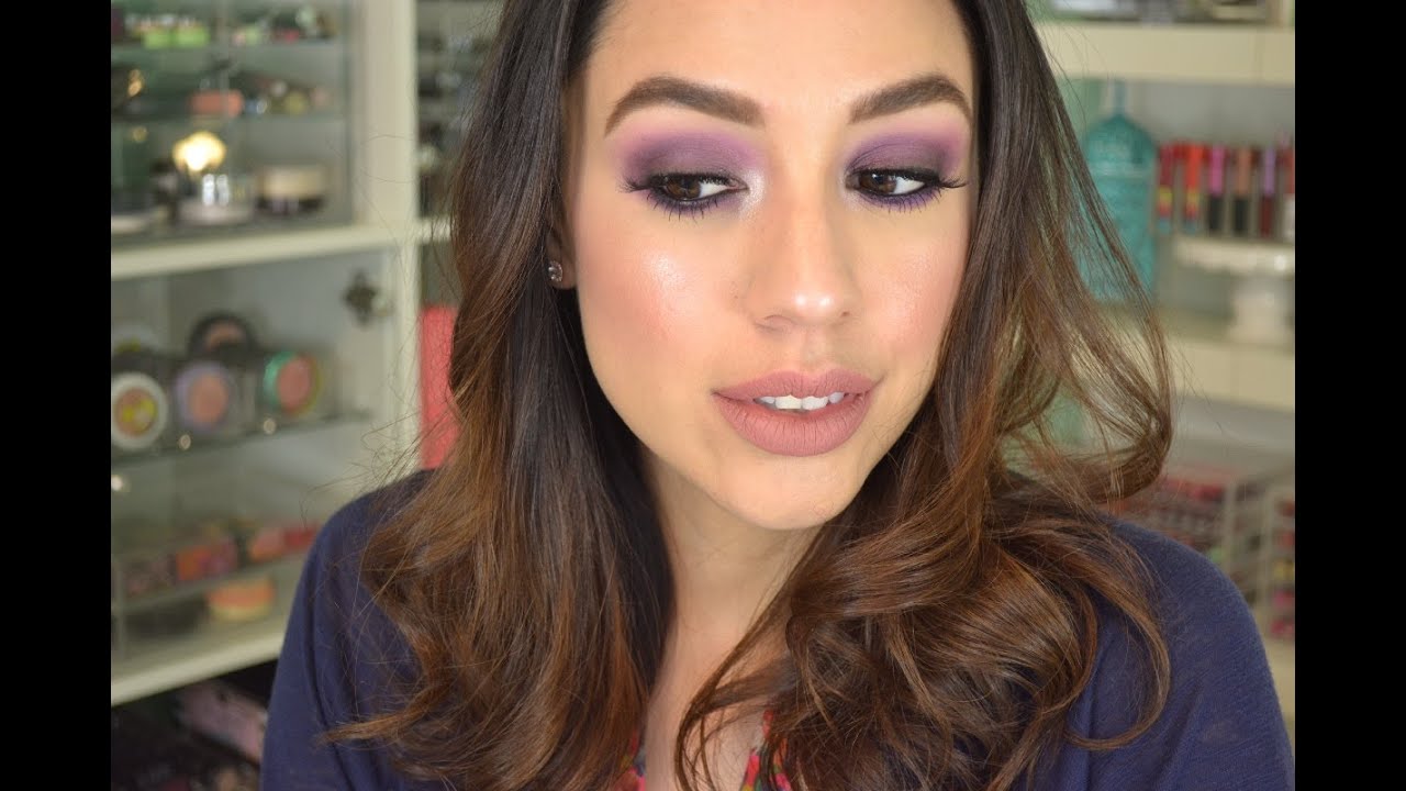 Too Faced Peanut Butter + Jelly Palette | Tutorial // Purple Smoky Eye