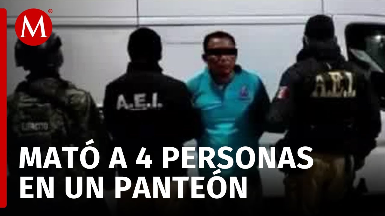 Vinculan a proceso a 'El Caicas', responsable de masacre en un panteón de Puebla