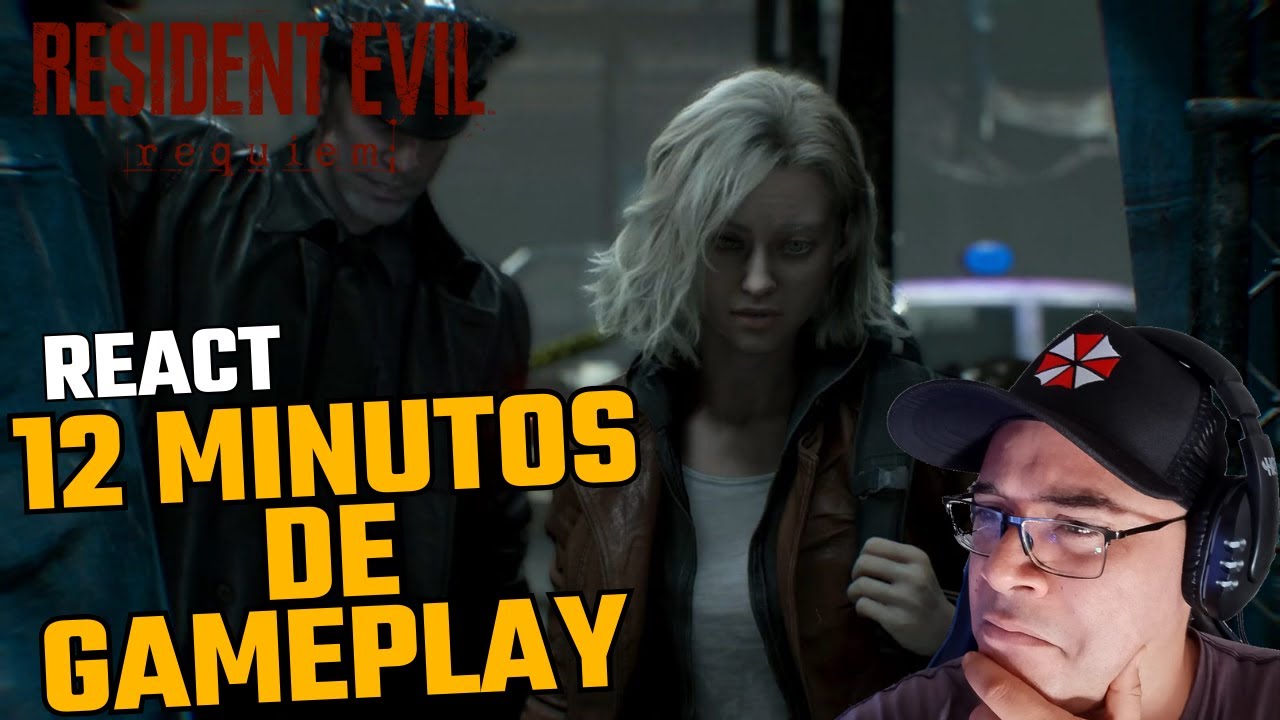REACT-RESIDENT EVIL REQUIEM-NOVA GAMEPLAY