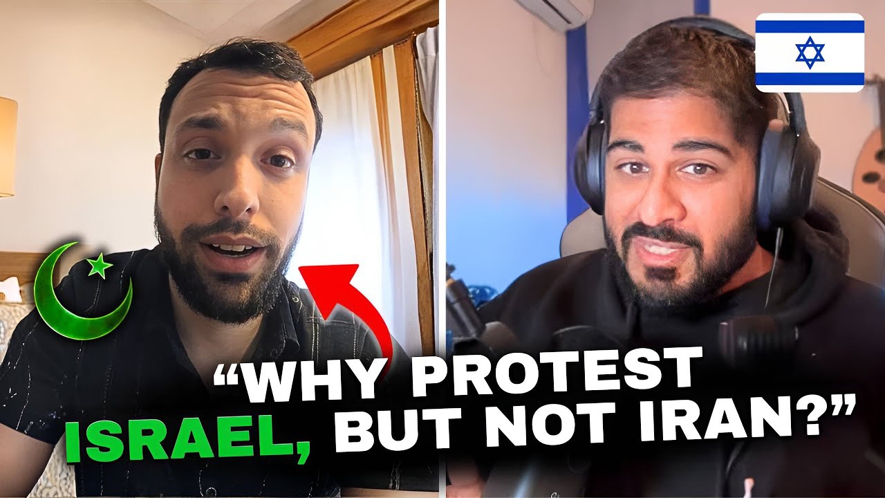 Arab Muslims Worldview FALLS APART As Soon As Israeli Mentions Iran!