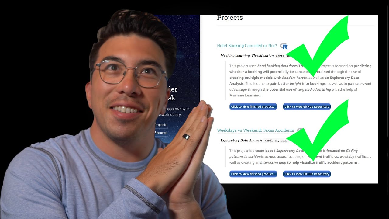 Reviewing Your Data Science Projects - Episode 17 (Best Portfolio Website Yet?)