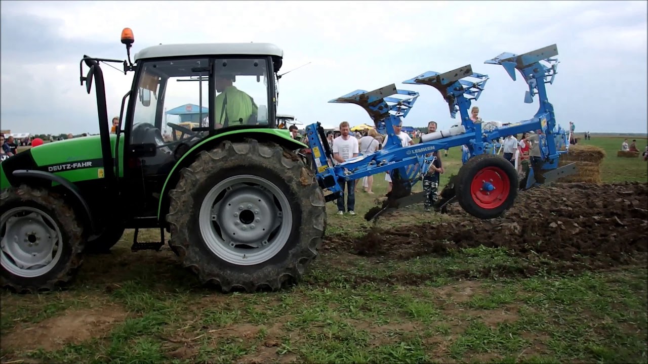 Deutz-Fahr Agrolux 4.80 c плугом LEMKEN | 2016