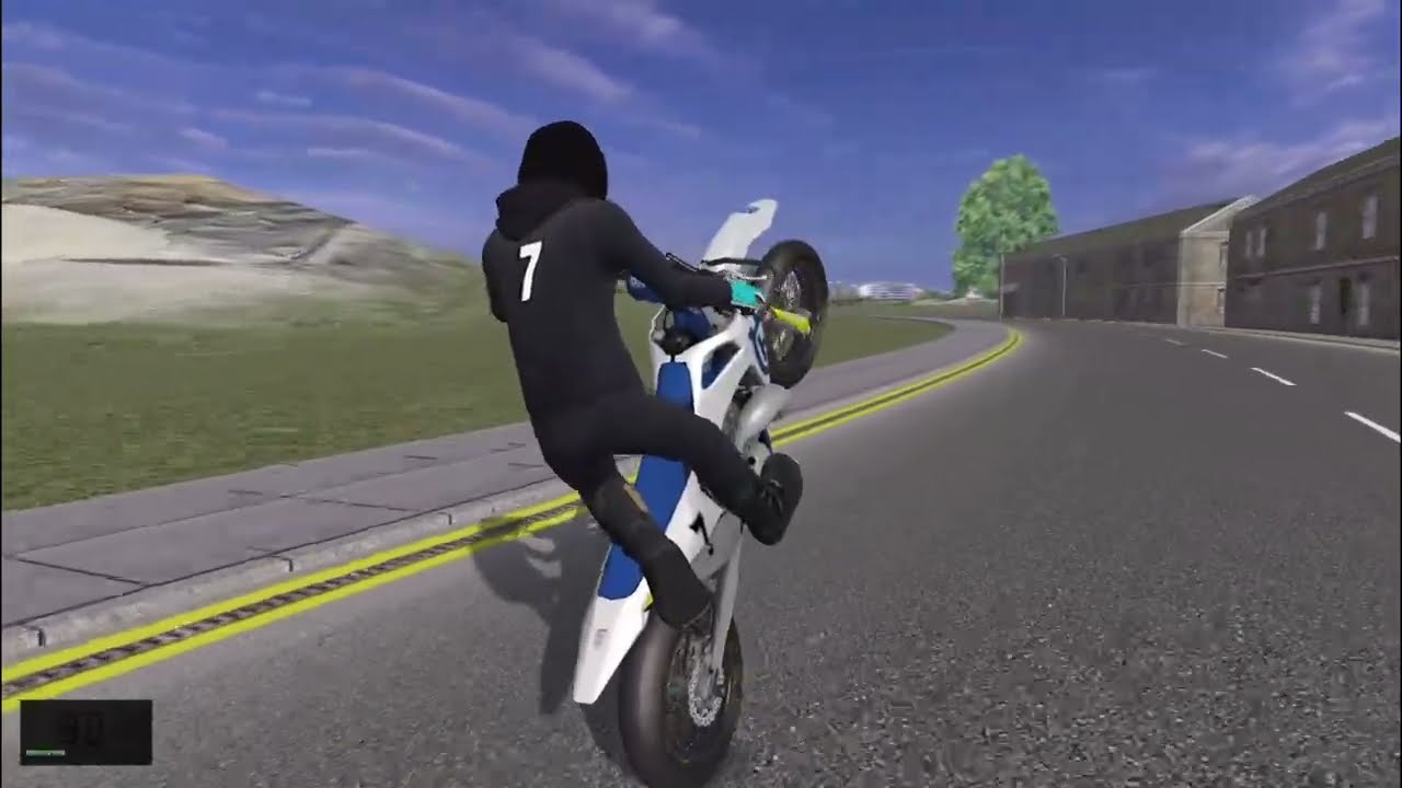 Wheelie training husqvarna Tc 125 pt.3