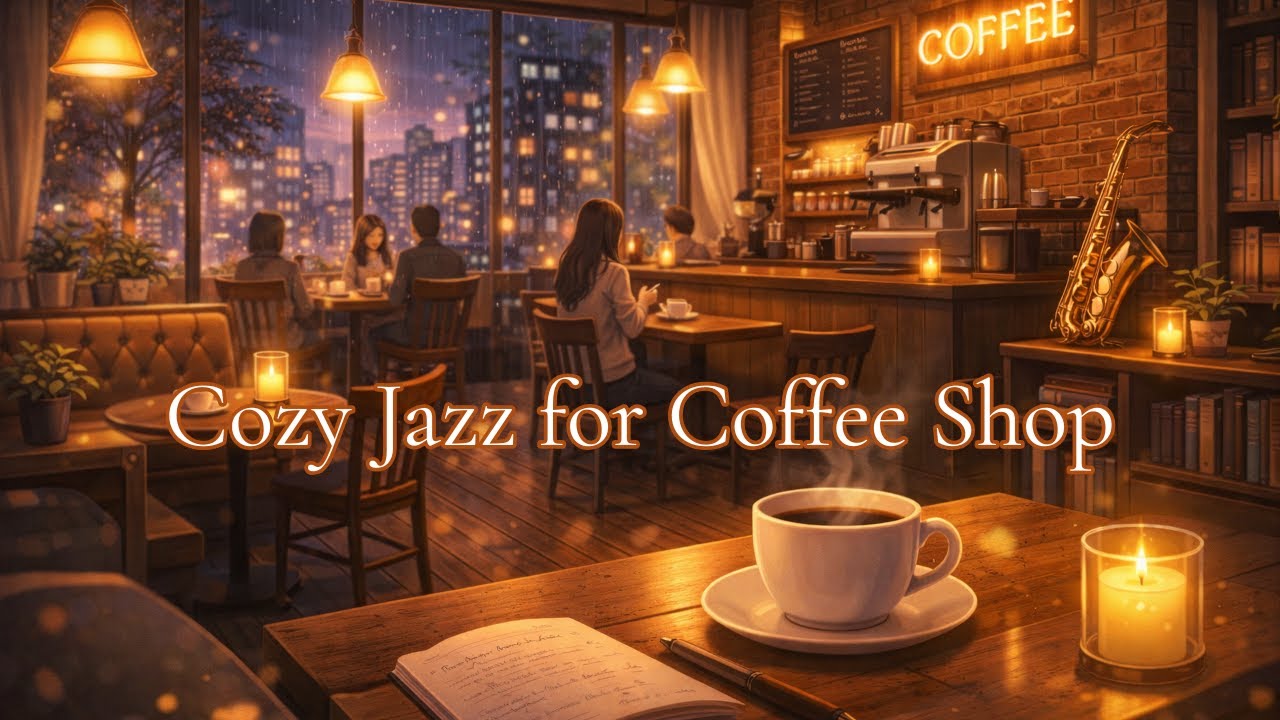 Coffee Shop Jazz Music 🎹 Relaxing Piano for Work & Focus