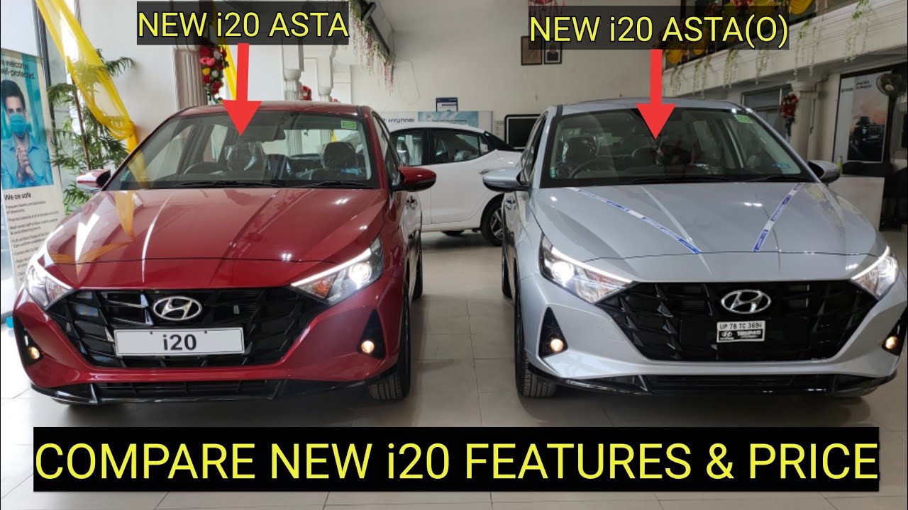 NEW HYUNDAI i20 ASTA and ASTA(O) OPTIONAL KE FEATURES & PRICE COMPARISON के लिए इस वीडियो को देखे ।।