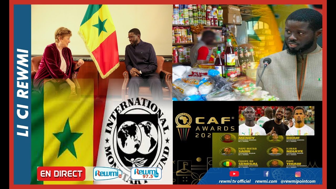 🛑🛑🛑 DETTE CACHEE : le FMI d&eacute;barque &agrave; Dakar - HAUSSE DES PRIX : Diomaye exige des mesures fortes...