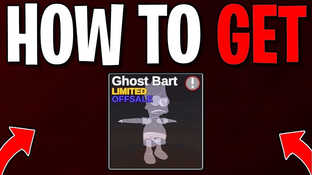 HOW TO GET GHOST BART SKIN IN YOU VS HOMER ROBLOX! (SECRET LIMITED SKIN)
