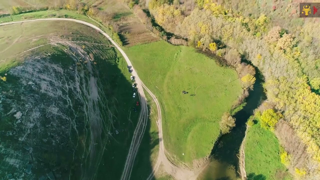 Toamna fascinantă în Trebujeni: magie naturală de la înălțimea unei păsări