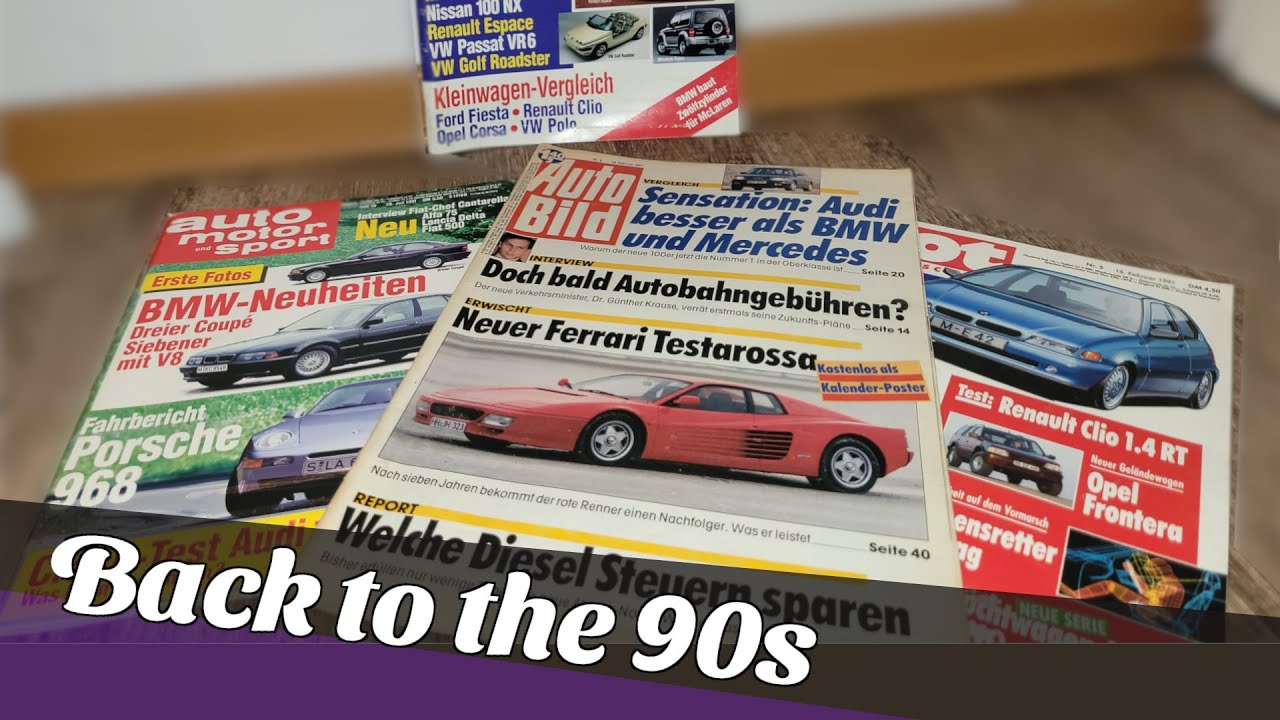Back to the 90s | alte Auto Zeitschriften, Auto Bild, Auto Motor & Sport 1990er | Audi 100 C4