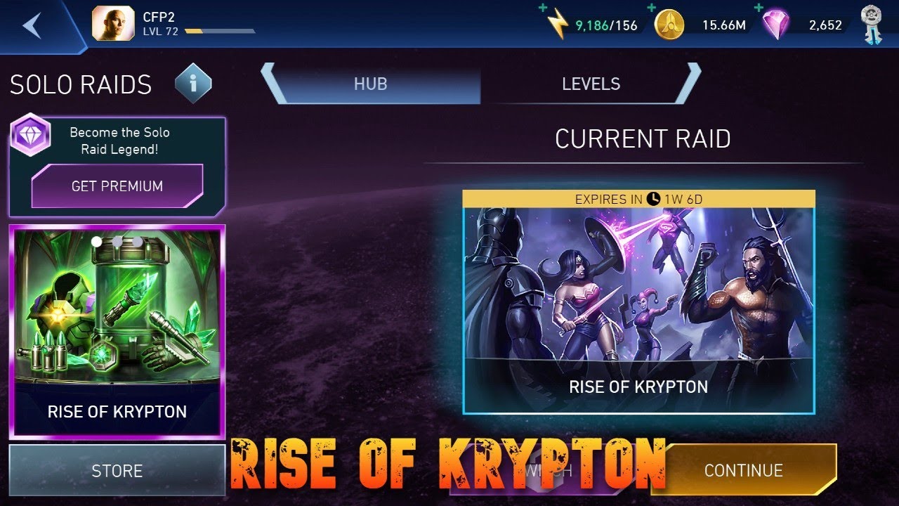 Chose Rise of Krypton solo raid next | Rise of Krypton | Injustice 2 Mobile